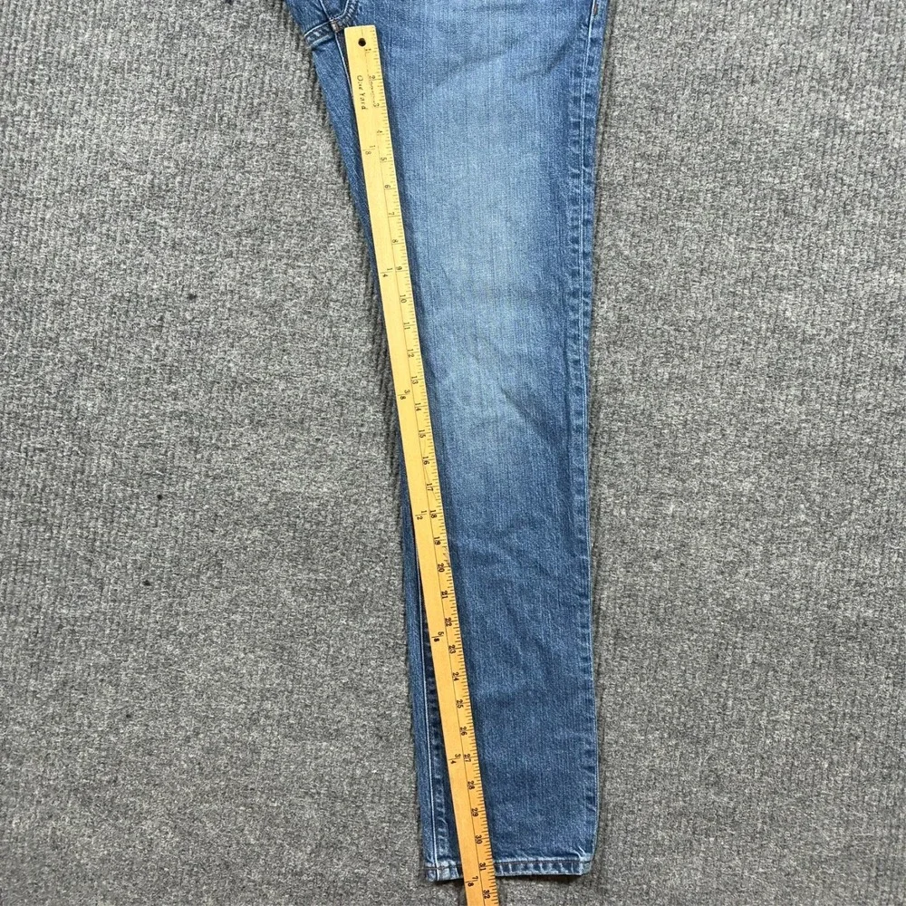 J. Crew Flex Mens Jeans Size 29x32 Blue Denim Slim Stretch Casual Low Rise - Picture 8 of 10